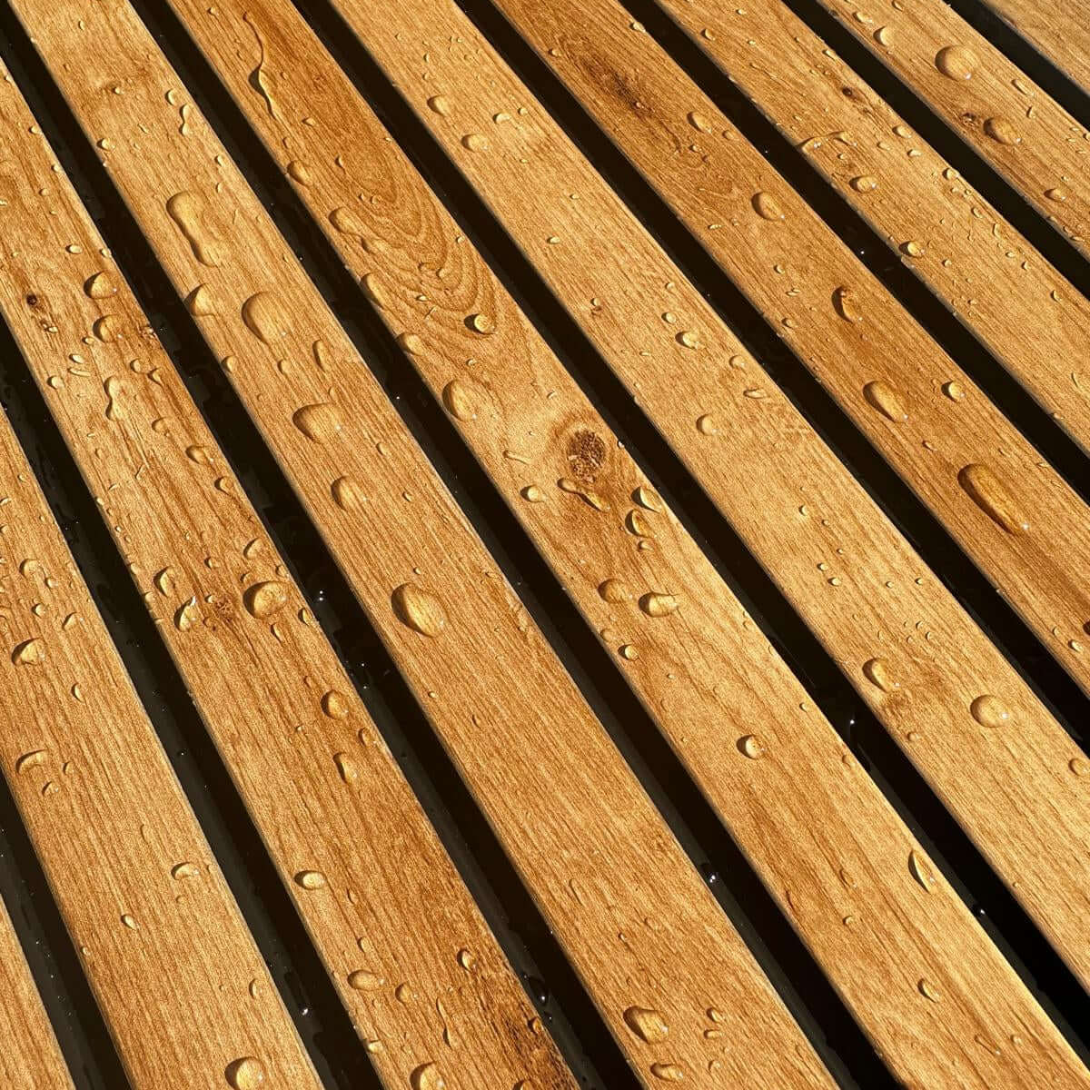 Natural Oak AquaGuard Slat Wall Panel (Pack of 2)