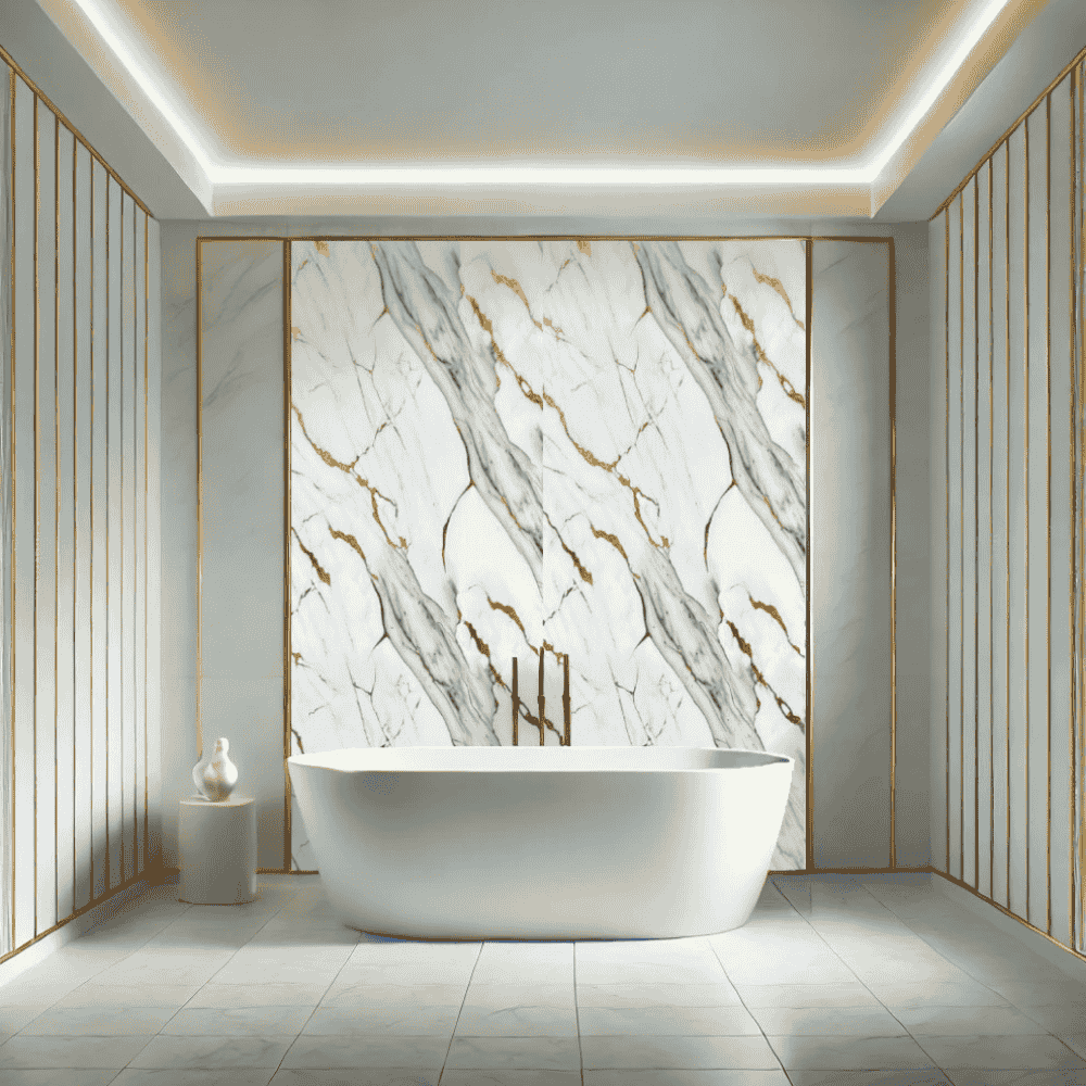 10mm Deluxe Grey Gloss Shower Panel 1M x 2.4M