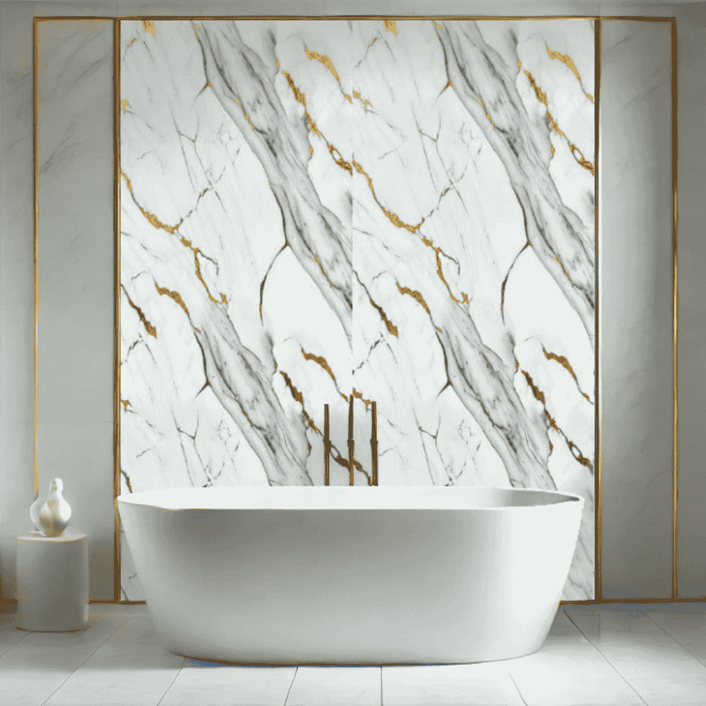 10mm Deluxe Grey Gloss Shower Panel 1M x 2.4M