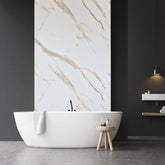 10mm Gold Marble Matt Shower Panel 1M x 2.4M