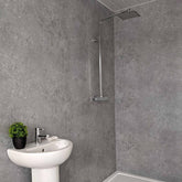 10mm Light Concrete Matt Shower Panel 1M x 2.4M