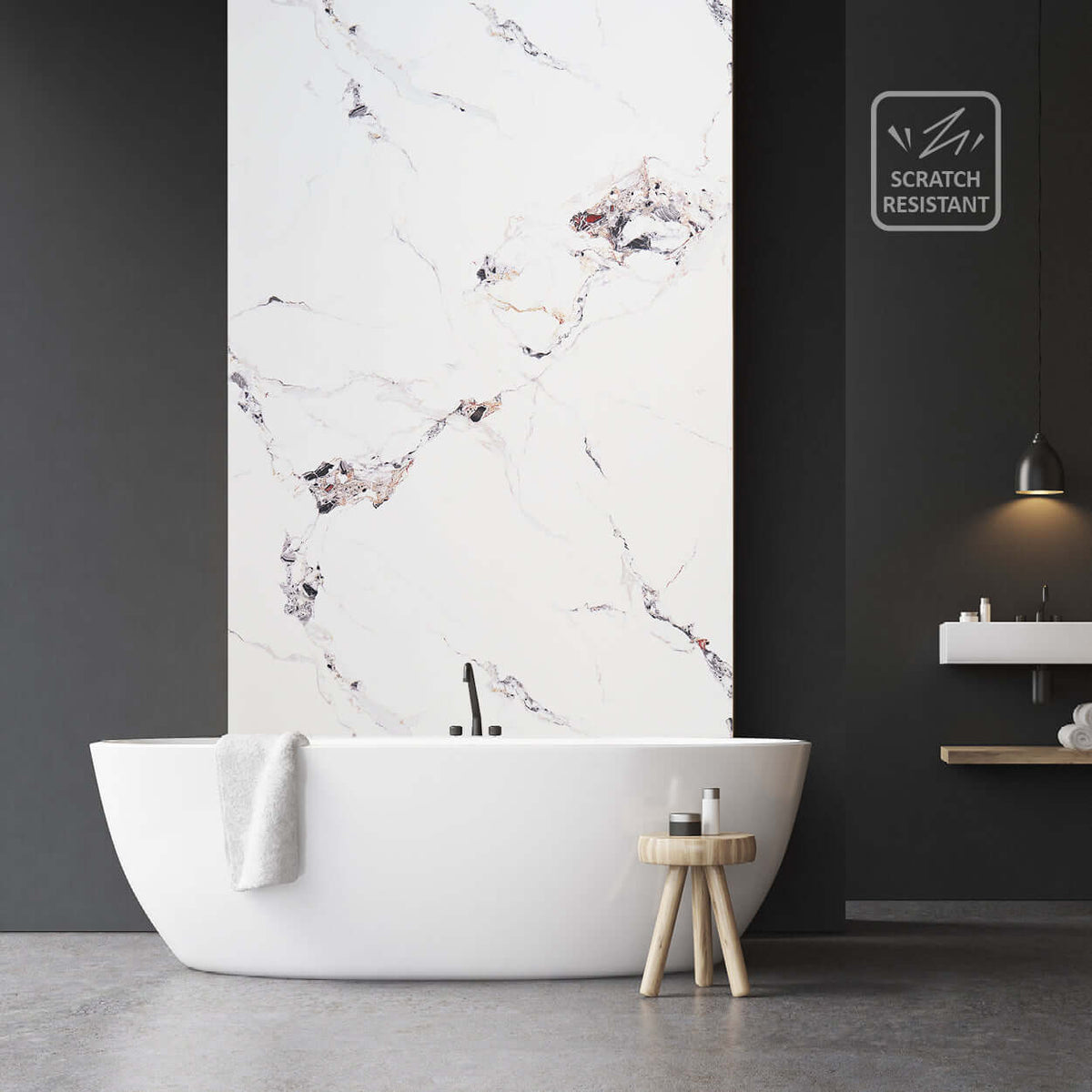 10mm Oro Gold Marble Ultra Matt Shower Panel 1M x 2.4M