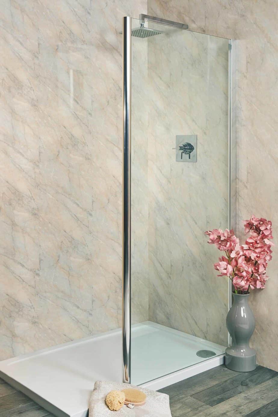 10mm Pergamon / Sandstone Gloss Shower Panel 1M x 2.4M