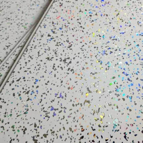 10mm Platinum White Sparkle Gloss Shower Panel 1M x 2.4M