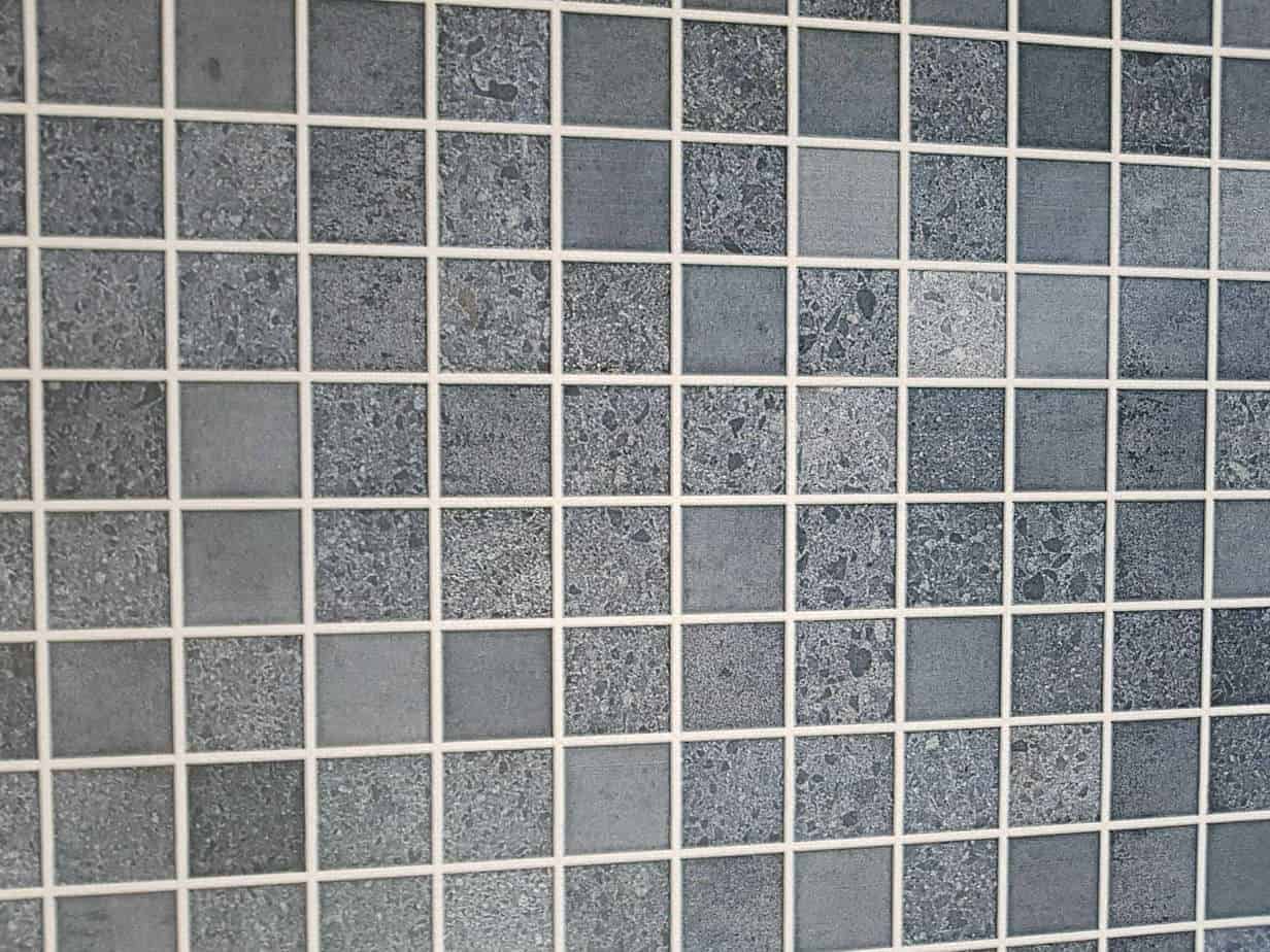 10mm Roman Blue Mosaic Matt Shower Panel 1M x 2.4M