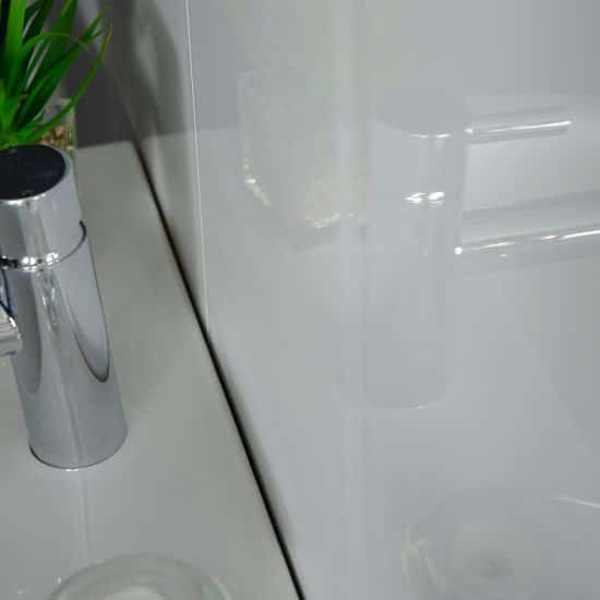 10mm White Gloss Shower Panel 1M x 2.4M