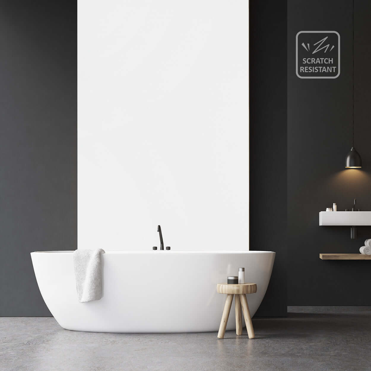 10mm White Ultra Matt Shower Panel 1M x 2.4M