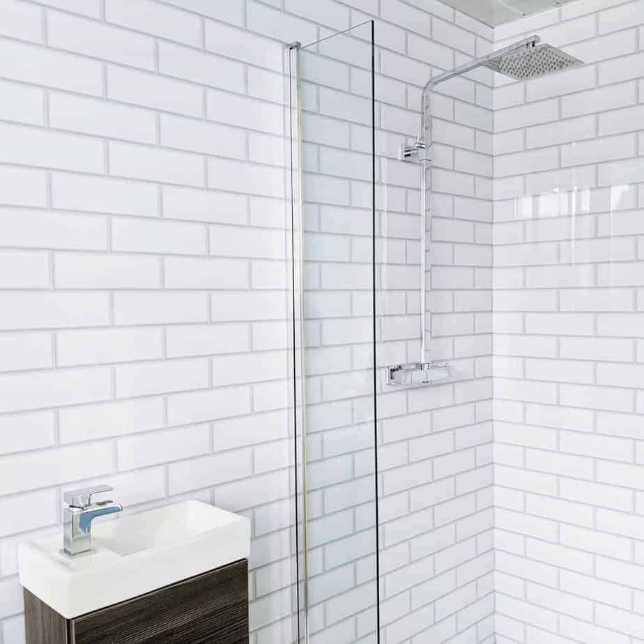 10mm London Tile Gloss Shower Panel 1M x 2.4M