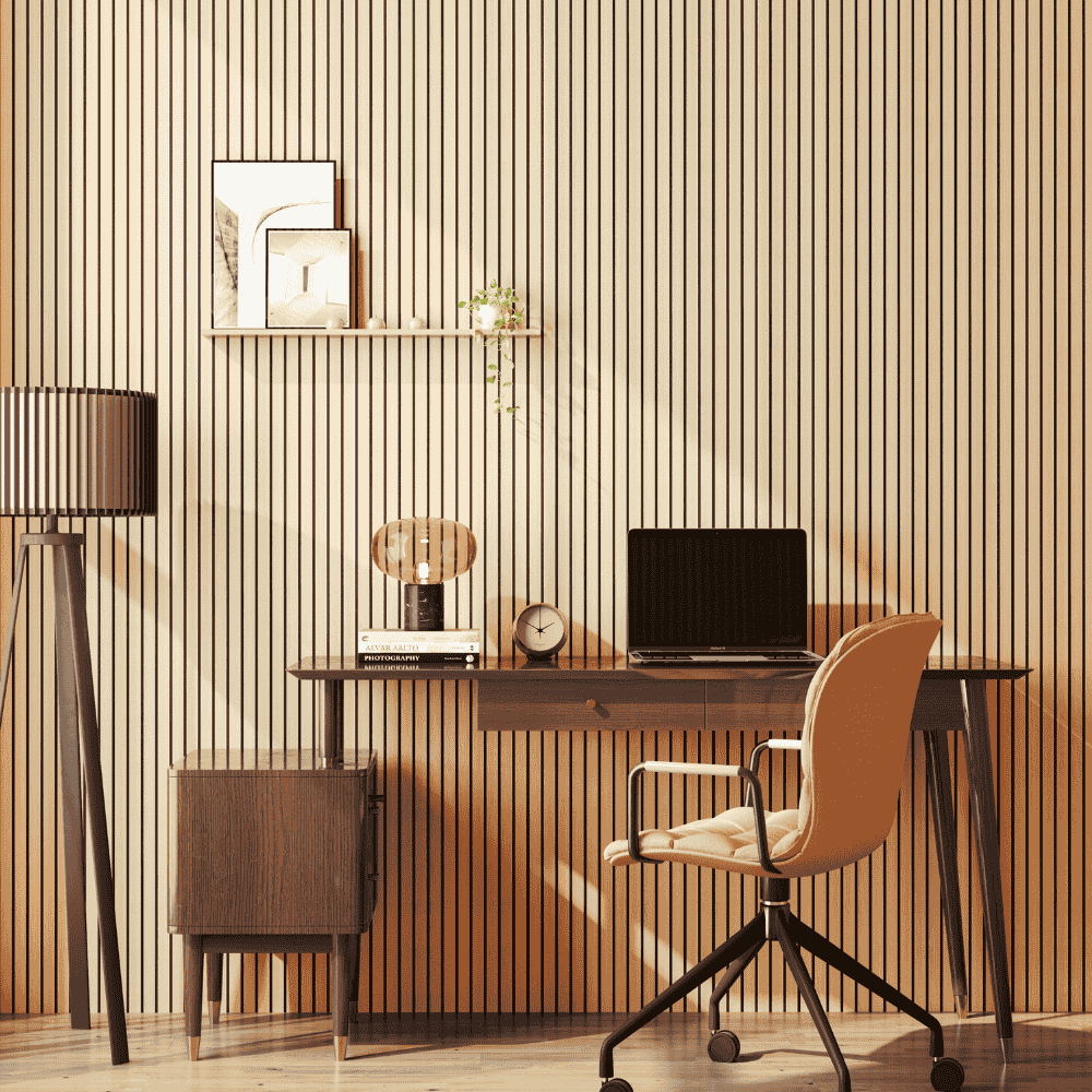 American Oak AquaGuard Slat Wall Panel (Pack of 2)