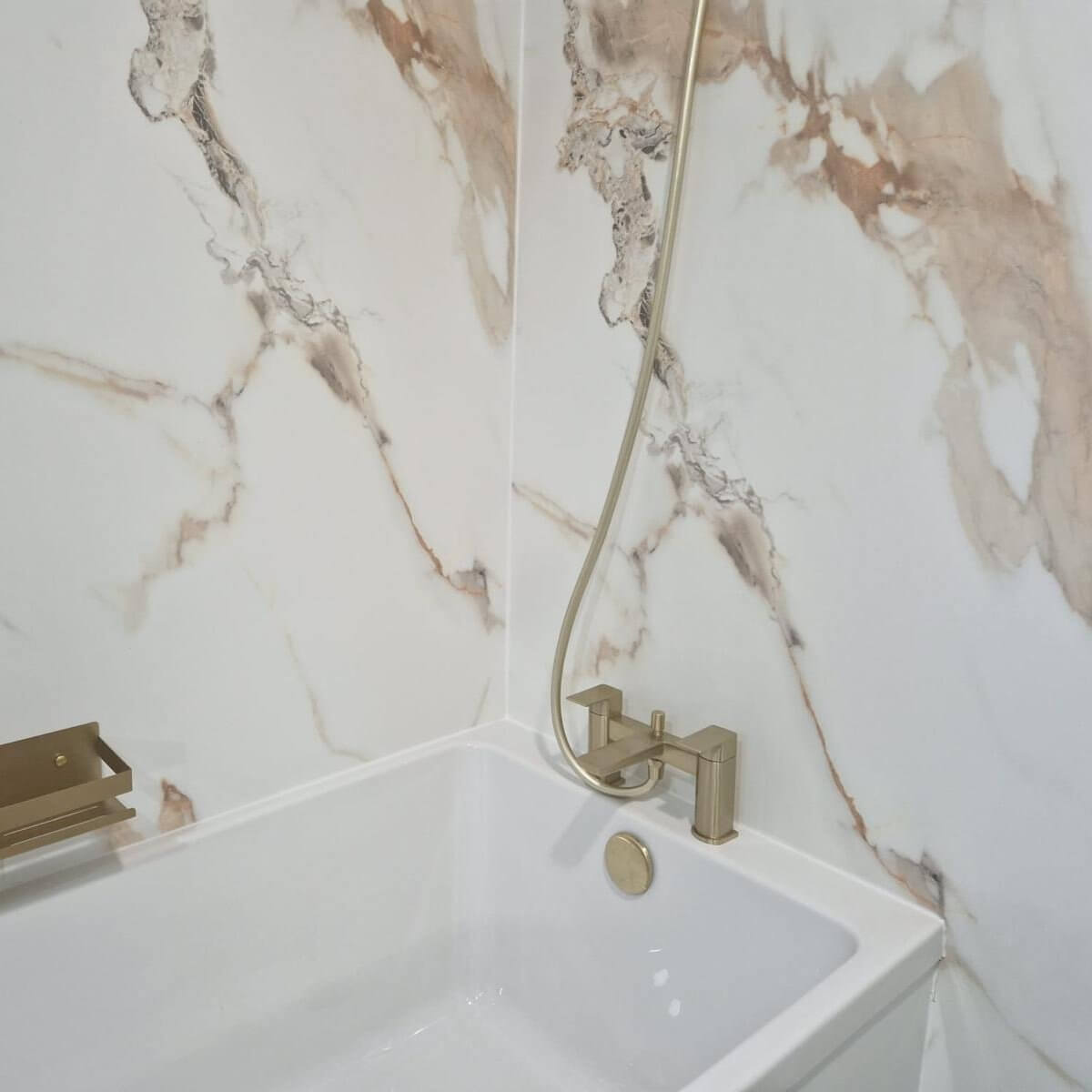 10mm Calacatta Marble Ultra Matt Shower Panel 1M x 2.4M