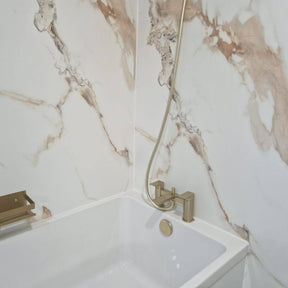 10mm Calacatta Marble Ultra Matt Shower Panel 1M x 2.4M