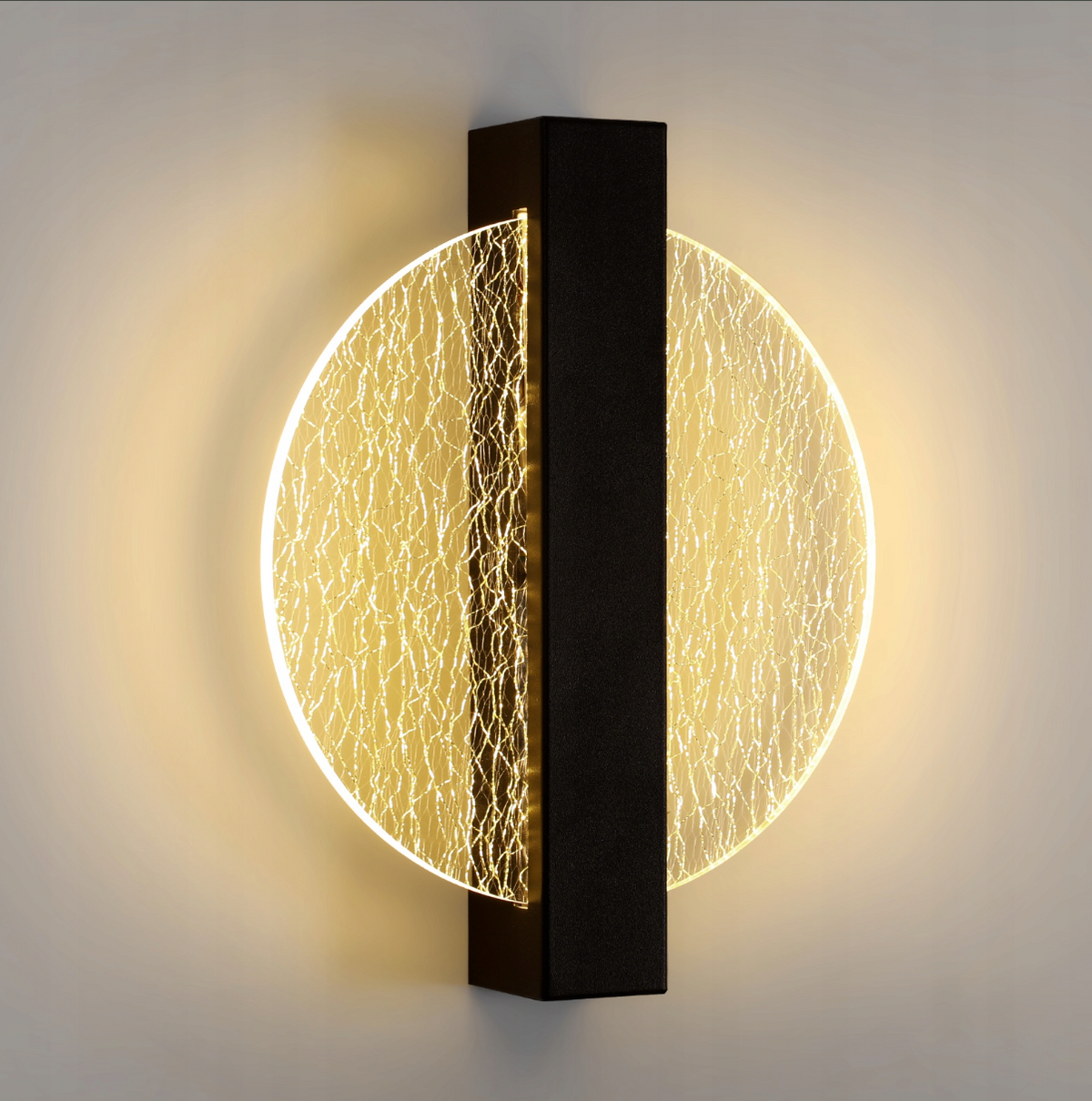 Modern Black LED Wall Light 12W