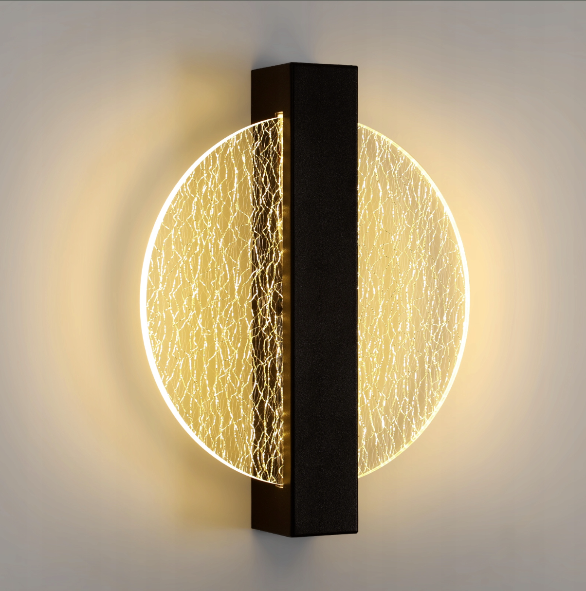 Modern Black LED Wall Light 12W