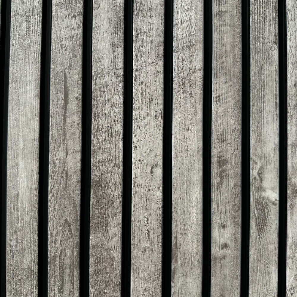 Weathered Grey AquaGuard Slat Wall Panel (Pack of 2)
