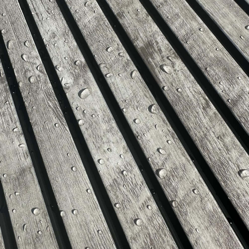 Weathered Grey AquaGuard Slat Wall Panel (Pack of 2)