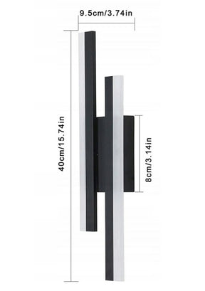 Loft-Style Black LED Light 16W