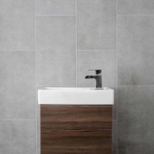 8mm Modern Grey Tile Effect Wall Panel 2.6M