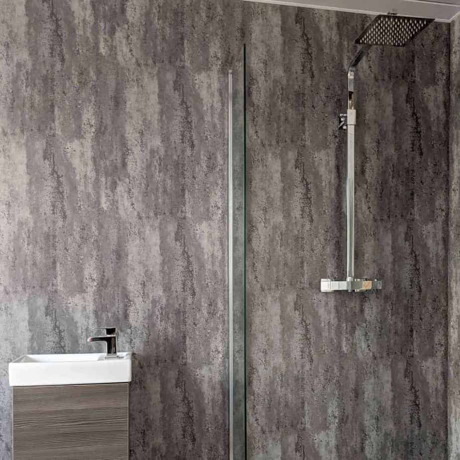 10mm Polished Concrete Matt Shower Panel 1M x 2.4M