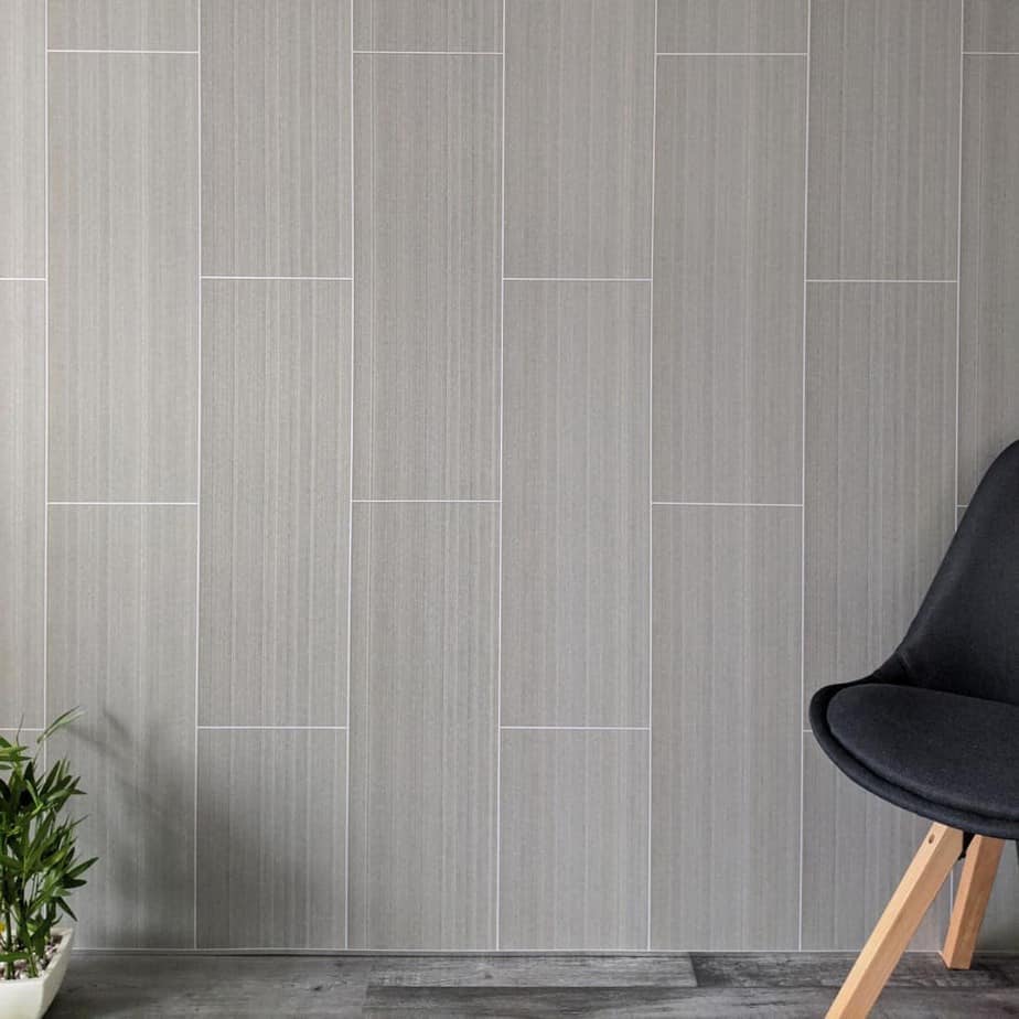8mm Seagrass Large Tile Effect Bathroom Wall Panel 2.6M