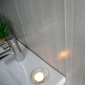 8mm Seagrass Large Tile Effect Bathroom Wall Panel 2.6M