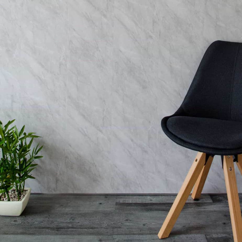 8mm Storm Grey Marble Bathroom Wall Panel 2.6M
