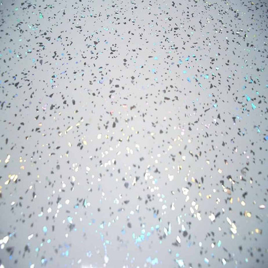 8mm Platinum White Sparkle Bathroom Wall Panel 2.6M