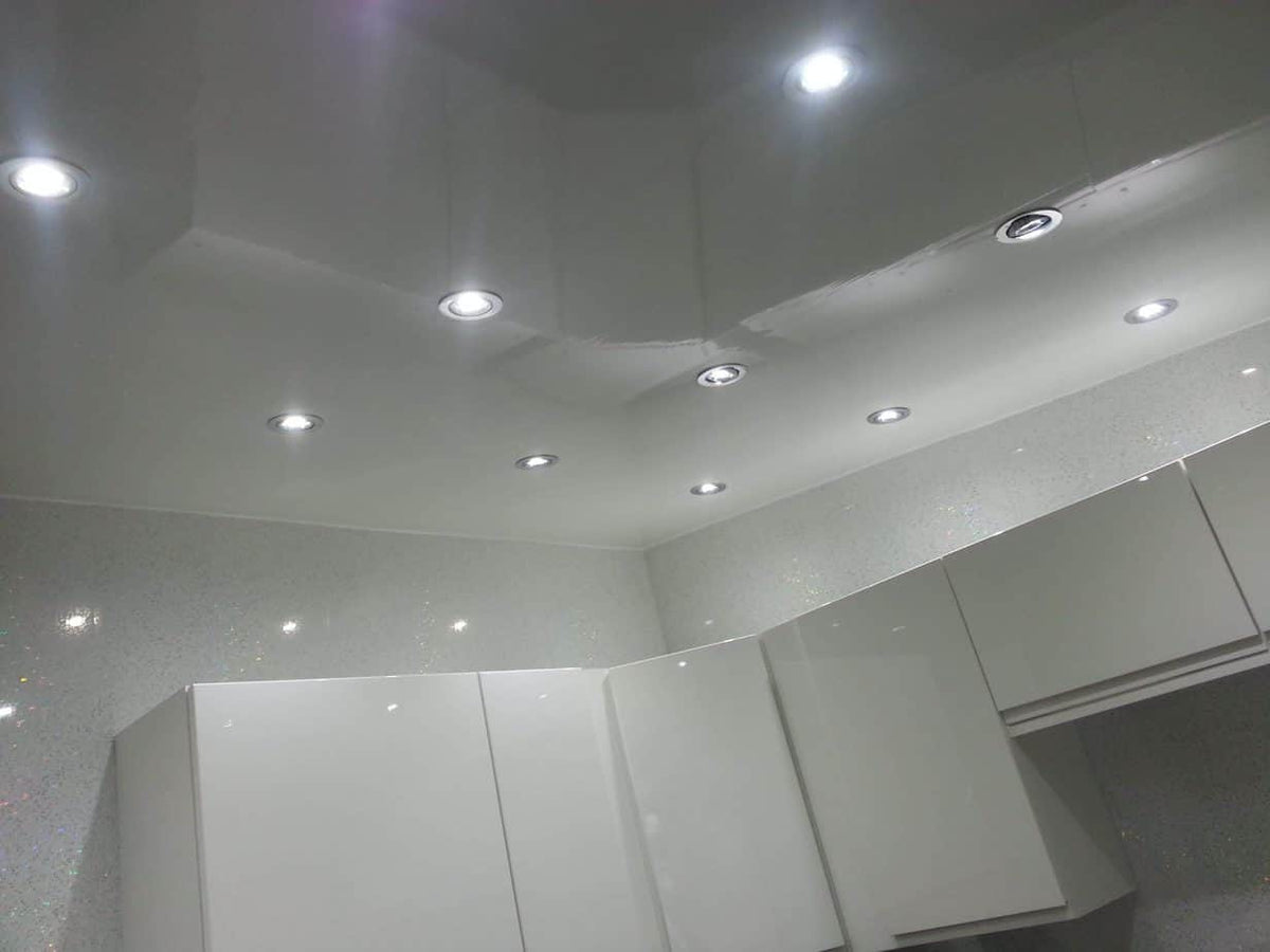 8mm White Gloss Bathroom Wall & Ceiling Panel 2.6M