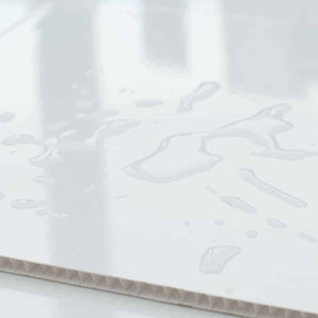 8mm White Gloss Bathroom Wall & Ceiling Panel 2.6M